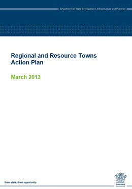 Regional and Resource Towns Action Plan cover